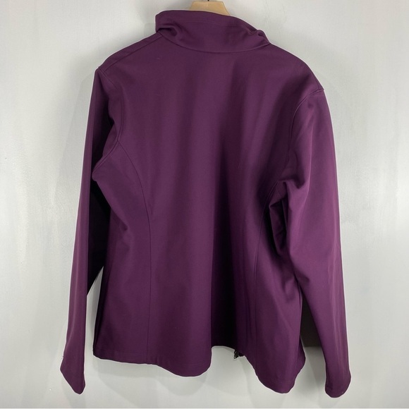 Columbia Kruser Ridge SoftShell Zip Up Winter Snow Jacket Coat Purple Size XL - Picture 6 of 6